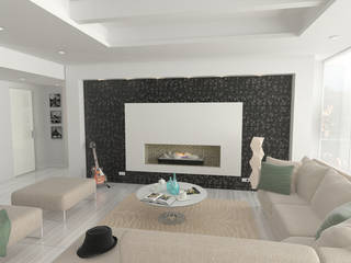 Terraza Peñas Blancas Lápiz De Sueños Paisajismo de interiores