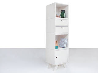 Würfelregal W3, Zweitform Zweitform KitchenCabinets & shelves Wood White