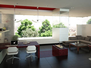 ESTUDIO LUNA Lápiz De Sueños Estudios y despachos de estilo moderno