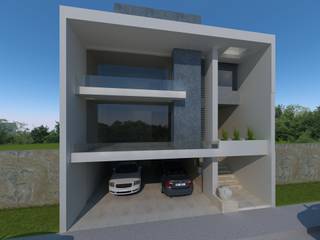 Residencial Europa Lote 3, CouturierStudio CouturierStudio Minimalistische garage