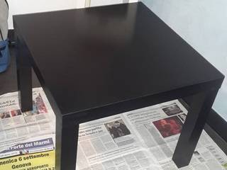 Lavorazione della Resina F5000 su un tavolino ( comprato all ikea con soli 6 euro) , Impresa Edile Santarsia Impresa Edile Santarsia