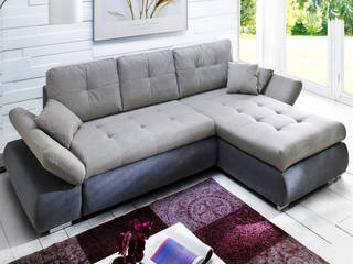 POLSTERGARNITUR ZENZO IN GRAU, Jumbo-Discount Jumbo-Discount Classic style living room