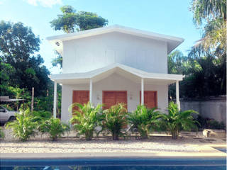 Beach cabin. Playa Avellanas, Costa Rica, 2kul INTERIOR DESIGN 2kul INTERIOR DESIGN ระเบียง, นอกชาน