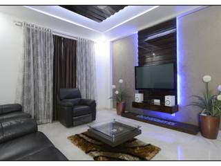 Thane Site, CK Interiors Pvt Ltd CK Interiors Pvt Ltd Modern living room