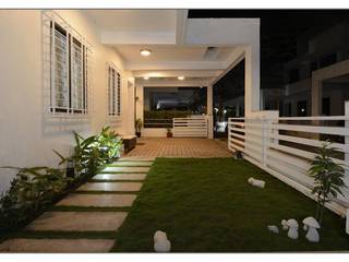 Bungalow project, CK Interiors Pvt Ltd CK Interiors Pvt Ltd Balcones y terrazas modernos