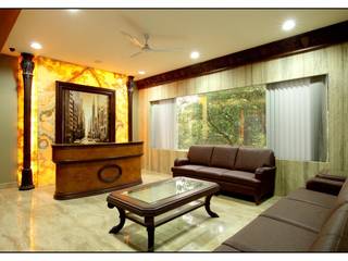 Rahul Construction Pune, CK Interiors Pvt Ltd CK Interiors Pvt Ltd Рабочий кабинет в стиле модерн