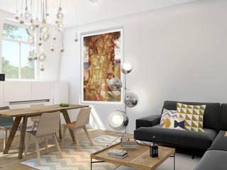 Lesbroussart, ZR-architects ZR-architects Scandinavian style living room