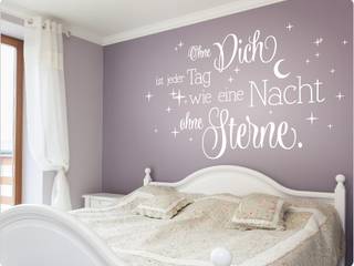 Schlafzimmer Deko, I-love-Wandtattoo.de I-love-Wandtattoo.de Modern Bedroom