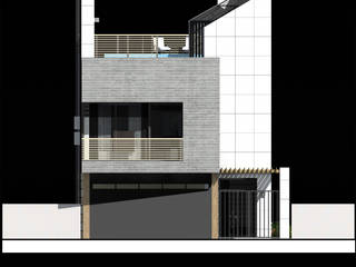 Дом в стиле минимализм на побережье Черного моря. Москва, 2010г., CHM architect CHM architect Minimalist house