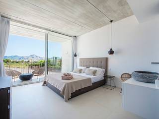 VIVIENDA UNIFAMILIAR EN BARCARÉS, MARÈS ARQUITECTURA MARÈS ARQUITECTURA Kamar Tidur Modern