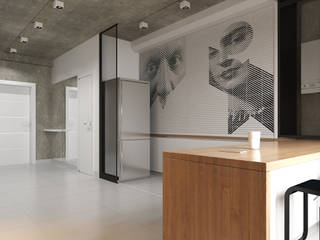 Квартира в ЖК Британский квартал, 27Unit design buro 27Unit design buro Industrial style kitchen