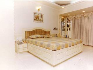 Apartment, NAMAN INTERIORS - Turnkey Interior Contractors NAMAN INTERIORS - Turnkey Interior Contractors Modern Bedroom