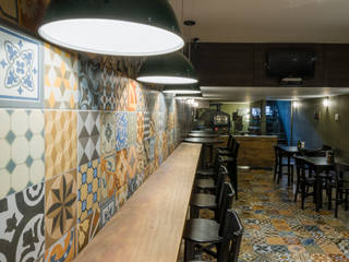 Projeto Comercial | Pizzaria, Melina Mundim | Design de Interiores Melina Mundim | Design de Interiores พื้นที่เชิงพาณิชย์