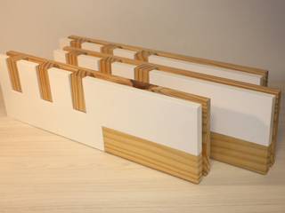 Organizador de pared, EquiDiseño EquiDiseño Minimalistische woonkamers Massief hout Bont