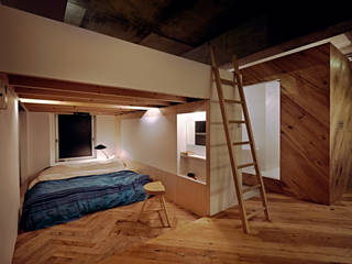 .8 HOUSE, .8 / TENHACHI .8 / TENHACHI Industrial style bedroom