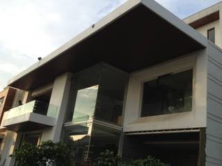 modern facade , JRD Associates JRD Associates Rumah Minimalis