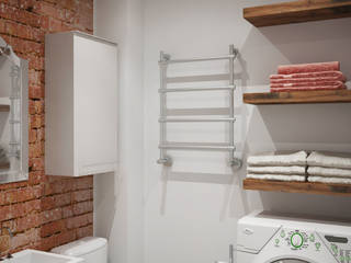 Лофт в небольшой квартире, MEL design MEL design Industriële badkamers
