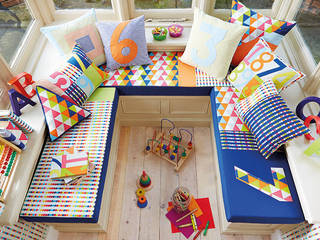 Quarto Infantil , Formafantasia Formafantasia Modern Kid's Room Textile Blue Accessories & decoration