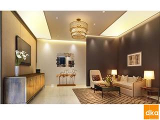 Mockup 3 BED Luxury Apartment, Dutta Kannan Partners Dutta Kannan Partners Salas modernas