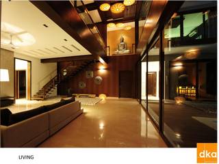 PMR Residence, Dutta Kannan Partners Dutta Kannan Partners Modern living room