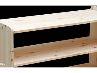 Woomo Baby Shelf, Woomo Woomo Stanza dei bambini minimalista Legno massello Variopinto