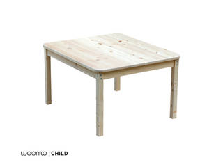 Woomo Classic table, Woomo Woomo Dormitorios infantiles minimalistas Madera maciza Multicolor