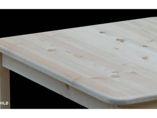 Woomo Classic table, Woomo Woomo Minimalistische kinderkamers Massief hout Bont