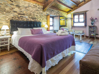 Espacios en Galicia. Casa do Morcego, Decoraciones Gladys Decoraciones Gladys غرفة نوم