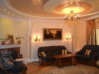 Дизайн дома 120 м2, Contempodes Contempodes Classic style living room