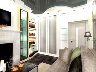 Перепланировка госстинной в хрущевке, Contempodes Contempodes Modern living room