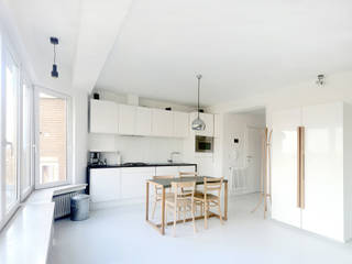 appartement JPA, planomatic planomatic Minimalistische keukens