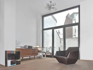 rénovation maison RR, planomatic planomatic Phòng khách phong cách tối giản