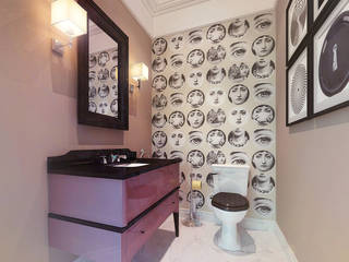 Apartment in Moscow, KAPRANDESIGN KAPRANDESIGN Classic style bathroom Marble Black