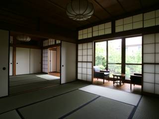 Kawanayama House (Renovation), Sakurayama-Architect-Design Sakurayama-Architect-Design Asian style media rooms
