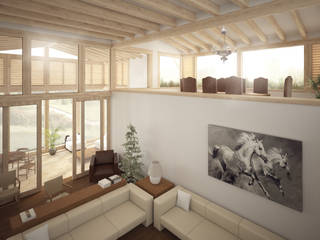 JR Arquitectos:  tarz Oturma Odası