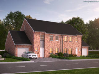 Architectural 3D Renderings from Pred Solutions, Pred Solutions Pred Solutions Moderne huizen