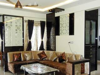 3BHK apartment, Interiors By Suniti Interiors By Suniti Livings de estilo moderno