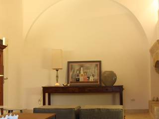 Masseria San Rocco, cristina mecatti interior design cristina mecatti interior design Mediterranean style living room