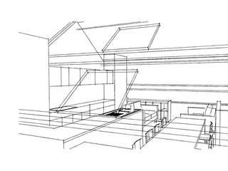 Rénovation d'une maison de charme bruxelloise, ARKENDAI ARKENDAI Modern style kitchen