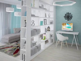 Спальня г.Новороссийск, Yana Ikrina Design Yana Ikrina Design Minimalistische slaapkamers