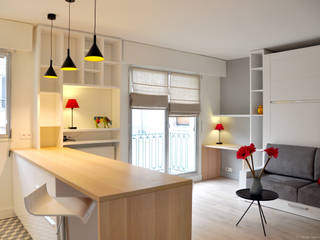 Un havre de paix au cœur du 8ème arrondissement de Paris, K Design Agency K Design Agency Scandinavian style living room