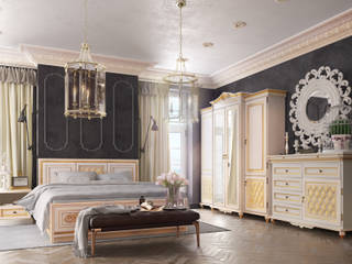 Bedroom, Дмитрий Каючкин Дмитрий Каючкин Classic style bedroom