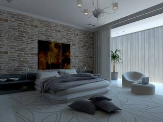 Exemples de realisations, Tatiana Sukhova Tatiana Sukhova Industrial style bedroom