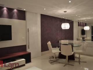 Apartamento - Felicita , LAM Arquitetura | Interiores LAM Arquitetura | Interiores Modern dining room