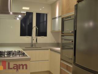 Apartamento - Lugano Clube Vila Carrão, LAM Arquitetura | Interiores LAM Arquitetura | Interiores Modern kitchen