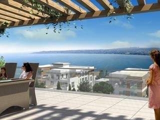 CCT 51 Project in Buyukcekmece, CCT INVESTMENTS CCT INVESTMENTS Modern Terrace