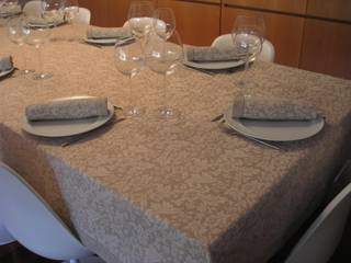 Fotografias artigos, Artegui, Lda - Texteis Lar Artegui, Lda - Texteis Lar Classic style dining room Flax/Linen Pink