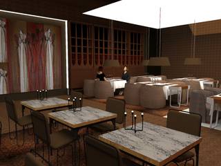 Restaurante|Bar, by Paula Gouveia by Paula Gouveia Commercial spaces