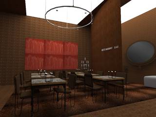 Restaurante|Bar, by Paula Gouveia by Paula Gouveia Commercial spaces