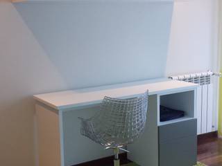 Apartamento T2, Decoracoes Gina, Lda Decoracoes Gina, Lda Nowoczesne domowe biuro i gabinet